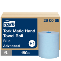 Tork Handdoekrol Tork Matic® 290068 2-laags | 6 rollen | Blauw | Geschikt voor Tork H1 dispenser  STO00055