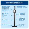 Tork Hygiëne Stand | S1/S2/S4/F1 | Zwart | 511055 STO05341 - 3