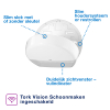 Tork Jumbo 554000 T1-dispenser voor toiletpapier (wit)  STO00003 - 2