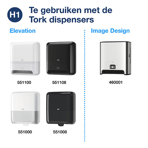 Tork Matic® Papieren Handdoekrol | 2-laags | 6 stuks | H1 | Naturel | 290099 STO05347 - 6