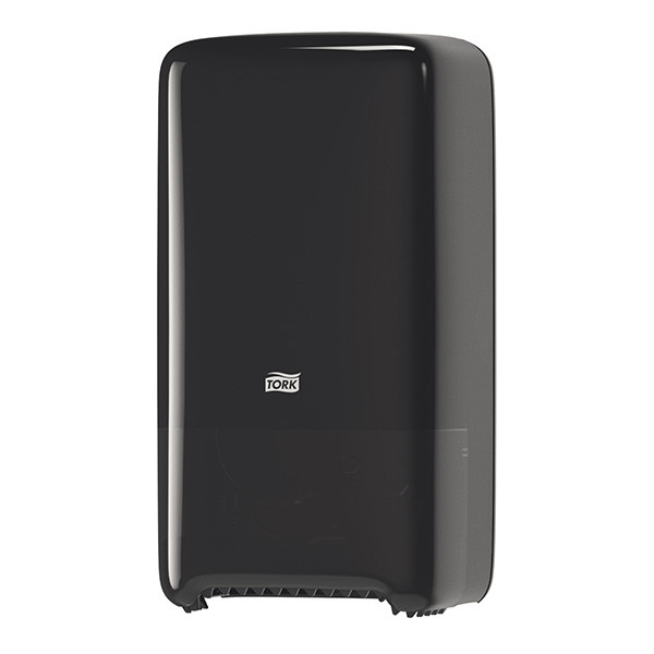 Tork Midi 557508 T6-dispenser voor toiletpapier (zwart)  STO00203 - 1