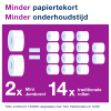 Tork Mini Jumbo 460006 T2-dispenser voor toiletpapier (RVS)  STO00185 - 6