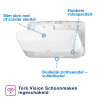 Tork Mini Jumbo 555500 T2-dispenser voor toiletpapier (wit)  STO00224 - 2