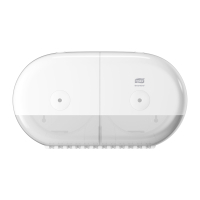 Tork Mini SmartOne® 682000 T9-dispenser voor toiletpapier (wit)  STO00267