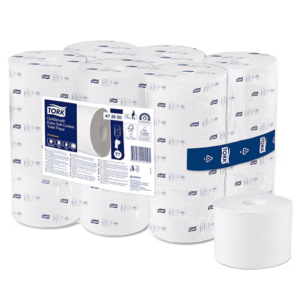 Tork OptiServe® Extra Zacht Hulsloos Toiletpapier 3-laags | 18 rollen | Geschikt voor Tork Premium T7 dispenser  STO05328 - 1