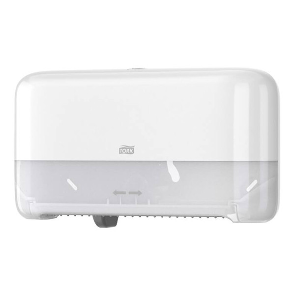 Tork OptiServe® T7-dispenser Toiletpapier | 2-rol | Hulsloos | Wit | 558060  STO05463 - 1