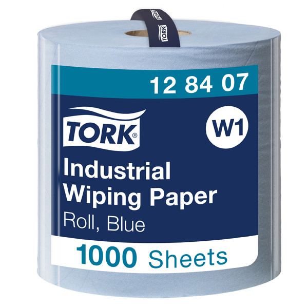 Tork Poetsdoeken Tork 128407 3-laags | 1 x 340m | Blauw | Geschikt voor Tork W1 dispenser  STO00269 - 1