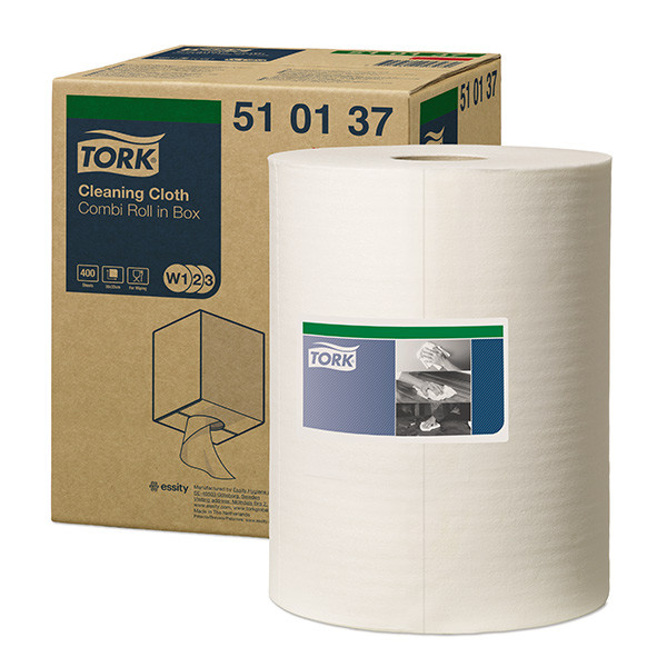 Tork Poetsdoeken Tork 510137 1-laags | 1 rol | Geschikt voor Tork W1/W2/W3 dispenser  STO00300 - 1