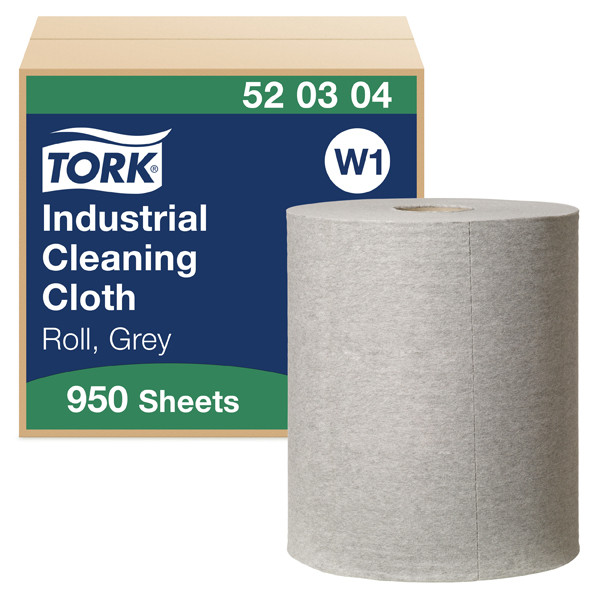 Tork Poetsdoeken Tork 520304 1-laags | 1 rol | Grijs | Geschikt voor Tork W1 dispenser  STO00307 - 1