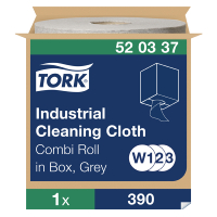 Tork Poetsdoeken Tork 520337 1-laags | 1 rol | Grijs | Geschikt voor Tork W1/W2/W3 dispenser  STO00308