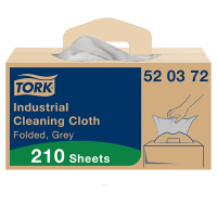 Tork Poetsdoeken Tork 520372 1-laags | 210 doeken | Grijs | Geschikt voor Tork W7 Handy Box  STO00352