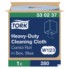 Poetsdoeken Tork 530237 1-laags | 1 rol | Blauw | Geschikt voor Tork W1/W2/W3 dispenser