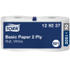 Poetspapier Tork 129237 2-laags | 2 rollen | Geschikt voor Tork W1 dispenser