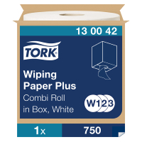 Tork Poetspapier Tork 130042 2-laags | 1 rol | Geschikt voor Tork W1/W2/W3 dispenser  STO00274