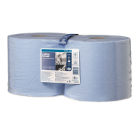 Tork Poetspapier Tork 130052 2-laags | 2 rollen | Blauw | Geschikt voor Tork W1/W2dispenser  STO00324