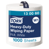 Poetspapier Tork 130060 2-laags | 1 rol | Geschikt voor Tork W1 dispenser
