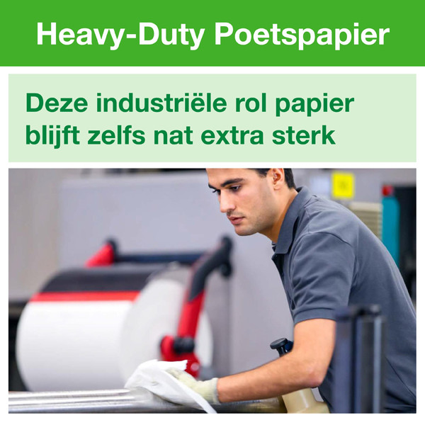 Tork Poetspapier Tork 130060 2-laags | 1 rol | Geschikt voor Tork W1 dispenser  STO00325 - 4