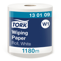 Tork Poetspapier Tork 130109 1-laags | 1 rol | Geschikt voor Tork W1 dispenser  STO00282