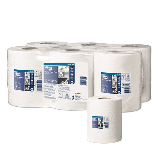 Tork Poetspapier Tork Centerfeed 130044 2-laags | 6 rollen | Geschikt voor Tork M2 dispenser  STO00071 - 1