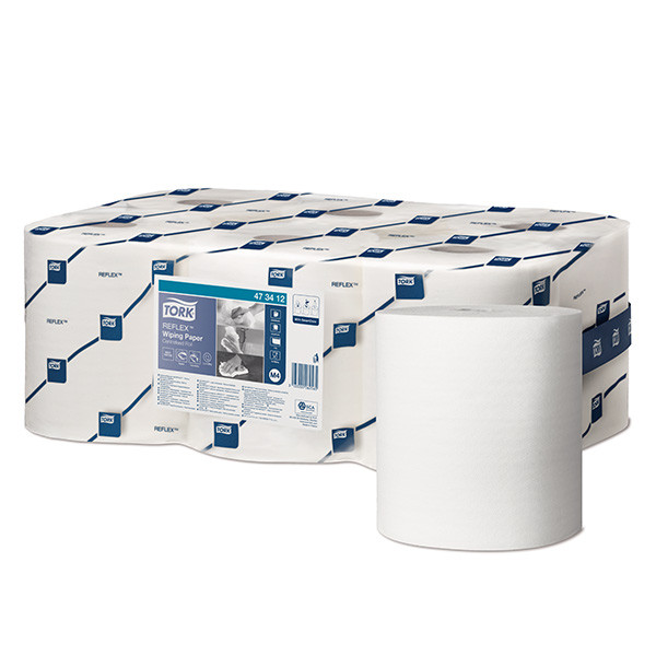 Tork Poetspapier Tork Reflex™ 473412 1-laags | 6 rollen | Geschikt voor Tork M4 dispenser  STO00078 - 1