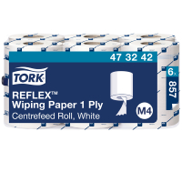 Tork Poetspapier Tork Reflex 473242 1-laags | 6 rollen | Geschikt voor Tork M4 dispenser  STO00072