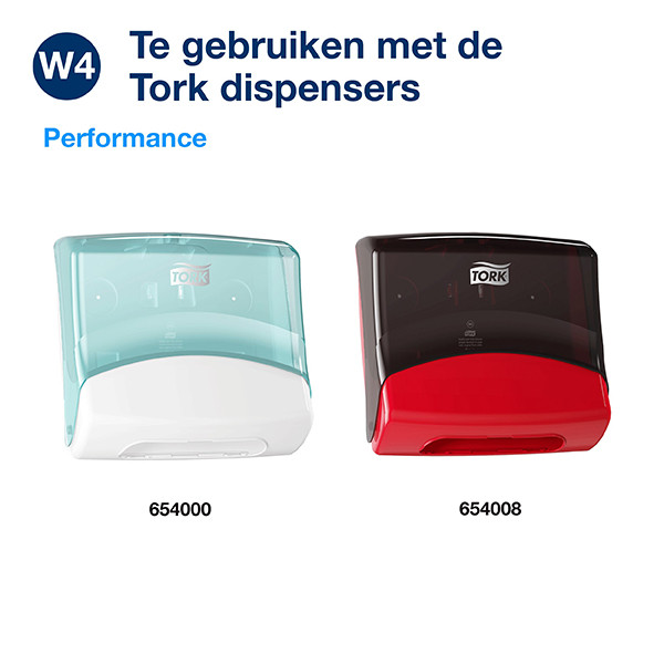 Tork Reinigingsdoek Gevouwen | 1-laags | 4 stuks | W4 | Wit | 510479 STO05349 - 4