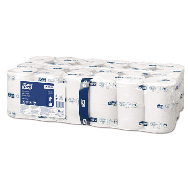 Tork Toiletpapier Tork 472584 1-laags | 36 rollen | Geschikt voor Tork T7 dispenser  STO00127 - 1