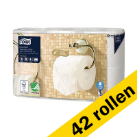 Tork Toiletpapier traditioneel Tork 110318 3-laags | 42 rollen | Geschikt voor Tork T4 dispenser  STO00346