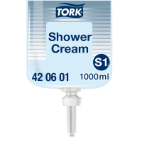 Tork Vloeibare zeep Shower Cream Tork 420601 | 1 Liter | Hair & Body | Geschikt voor Tork S1 dispenser  STO00140