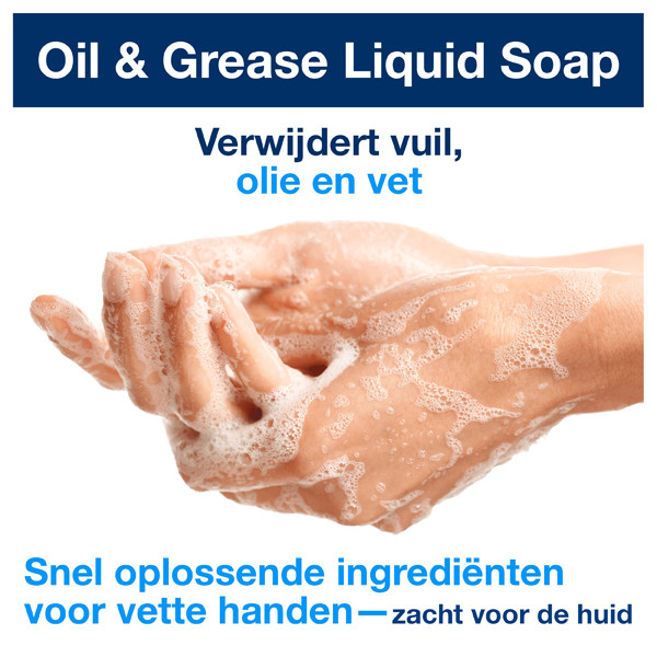 Tork Vloeibare zeep tegen Olie & Vet 420401 | 1 Liter | Geschikt voor Tork S1 dispenser STO00137 - 2
