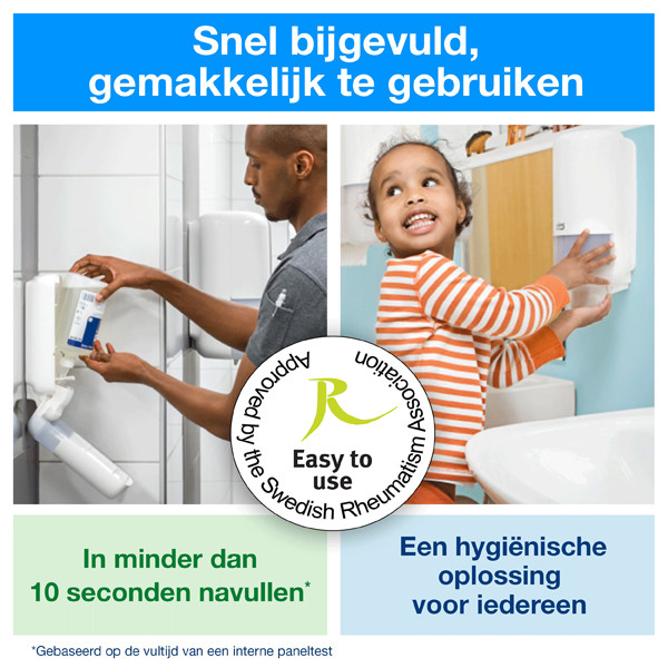 Tork Vloeibare zeep tegen Olie & Vet 420401 | 1 Liter | Geschikt voor Tork S1 dispenser STO00137 - 5