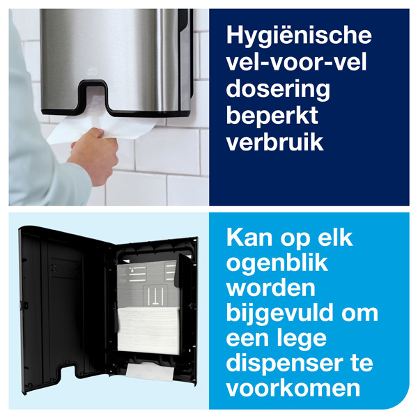 Tork Xpress® 460004 H2-dispenser voor handdoeken (RVS)  STO00183 - 5