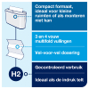 Tork Xpress® 552200 H2-dispenser voor handdoeken (wit)  STO00213 - 6