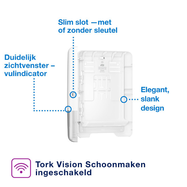 Tork Xpress® H2-dispenser Multifold Handdoeken | Wit | 552000 STO00001 - 2