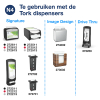 Tork Xpressnap® Intergevouwen Dispenserservet | 1-laags | 8 pakken | N4 | Wit | 10840 STO05351 - 6