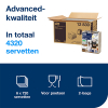 Tork Xpressnap Fit® Dispenserservet | 2-Laags | 6 dozen | N14 | Naturel | 12830 STO05345 - 2
