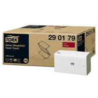 Tork Z-vouw handdoeken Tork 100278 2-laags | 15 pakken | Groen | Geschikt voor Tork H3 dispenser  STO00091