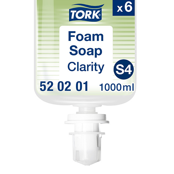 Tork Zuivere Schuimzeep | S4 | 520201 (1000 ml) STO05339 - 1