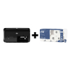 Tork bundel: Tork T4-dispenser Traditioneel 557008 (Zwart) + Tork Toiletpapier Traditioneel 110316 (3-laags) STO05422 - 1