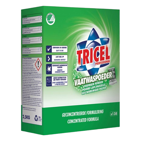 Tricel Eco Vaatwaspoeder 2,5kg (50 vaatwasbeurten)  STR02002 - 1