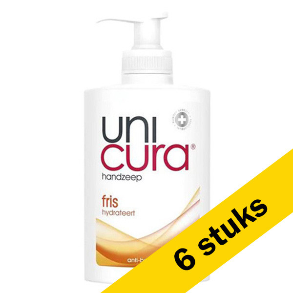 Unicura Aanbieding: 6x Unicura handzeep Fris (250 ml)  SUN00026 - 1