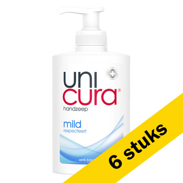 Unicura Aanbieding: 6x Unicura handzeep Mild (250 ml)  SUN00016 - 1