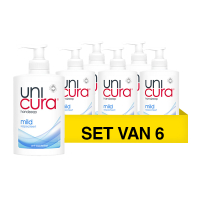 Unicura Aanbieding: 6x Unicura handzeep Mild (250 ml)  SUN00016