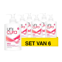 Unicura Aanbieding: 6x Unicura handzeep Mild (250 ml)  SUN00016