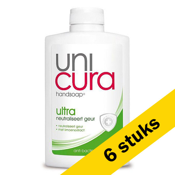 Unicura Aanbieding: 6x Unicura handzeep navulling Ultra (250 ml)  SUN00023 - 1
