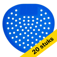 Urinoirmatjes | Blauw | Kersen geur | 20 stuks (123schoon huismerk)  SDR05202