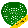 Urinoirmatjes | Groen | Citroen geur | 20 stuks (123schoon huismerk)