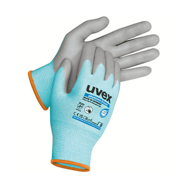 Uvex Phynomic C3 Snijbestendige Werkhandschoen | Grijs/Blauw | Maat 10/XL (10 paar) SUV00012 - 1