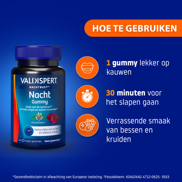 Valdispert Nacht Gummies (45 stuks) SVA00134 - 4