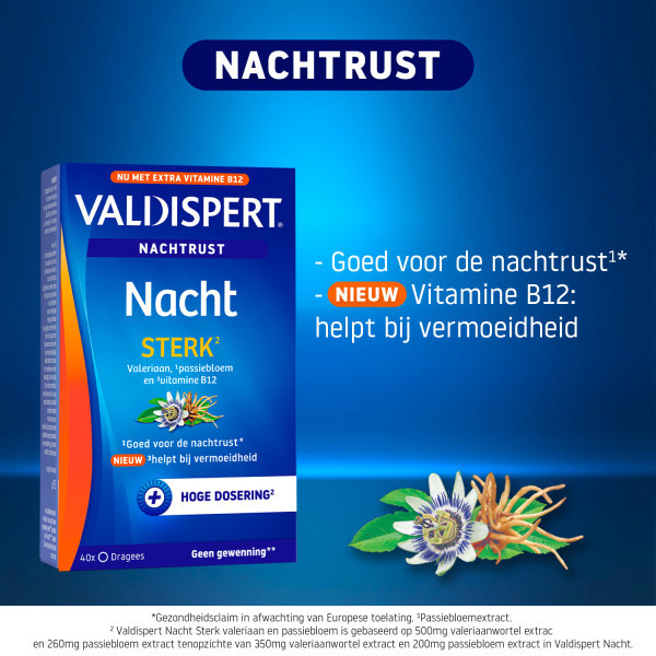 Valdispert Nacht Sterk Dragees (40 stuks) SVA00135 - 3